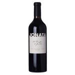 Jonata El Desafio de Jonata Red Wine bottle with black and white designed minimal label